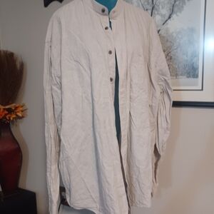 Ferracci Long Sleeve Banded Collar Shirt - Men's Size 2XT